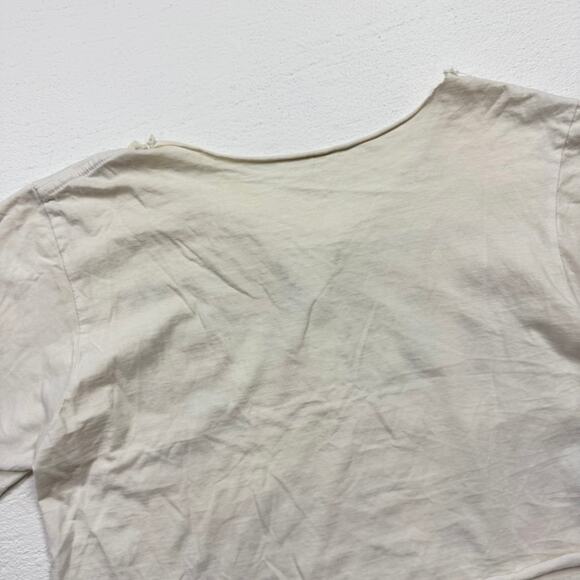 Upcycled A Day To Remember Floral Graphic Crop Tee, Size Medium - Picture 7 of 7